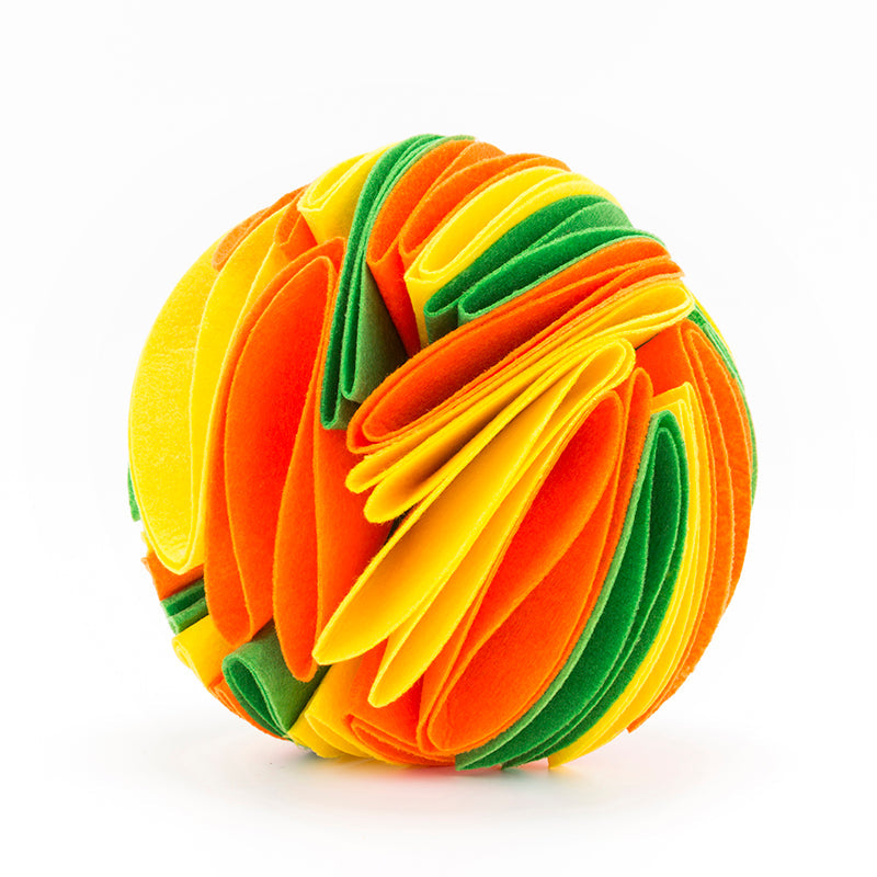 Foldable Dog Snuffle-Feeder IQ Ball