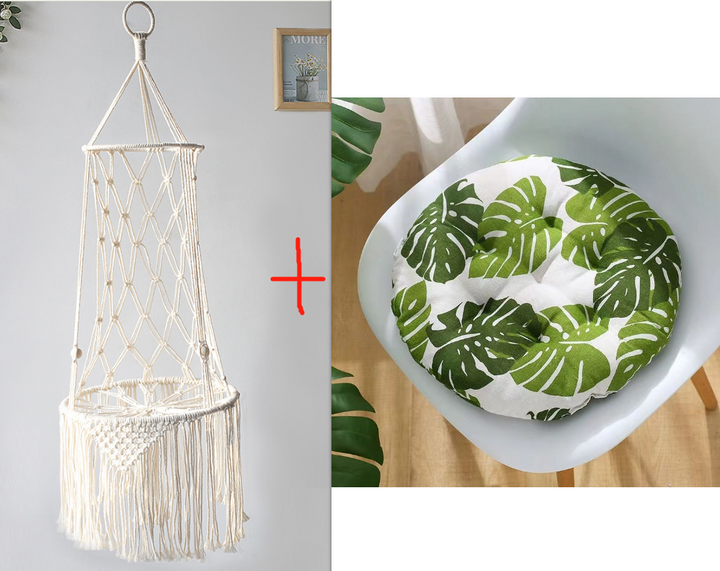 Macrame Hanging Pet Bed / Hammock / Cat Swing