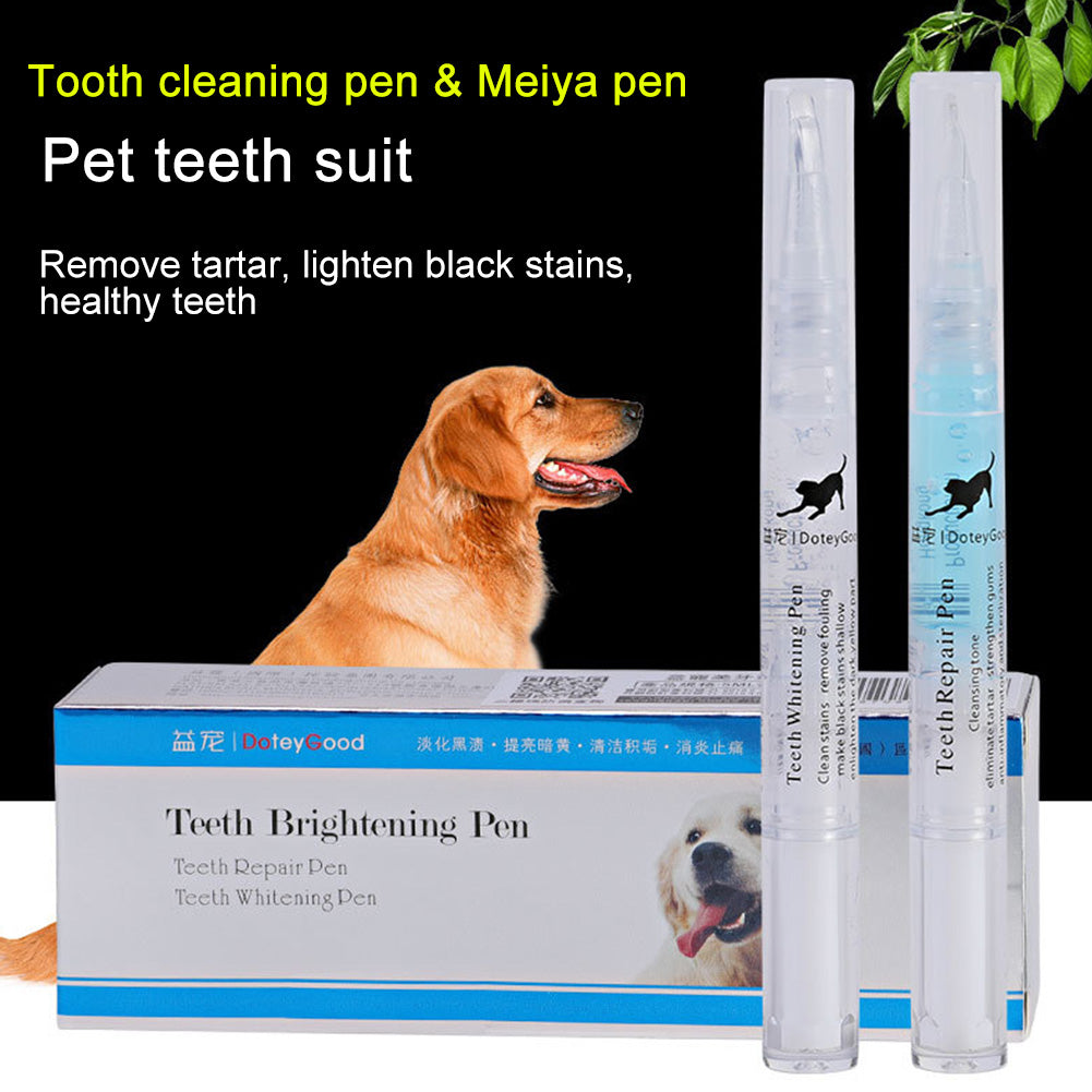 Pet Teeth Cleaning & Repairing Kit For Dog & Cat