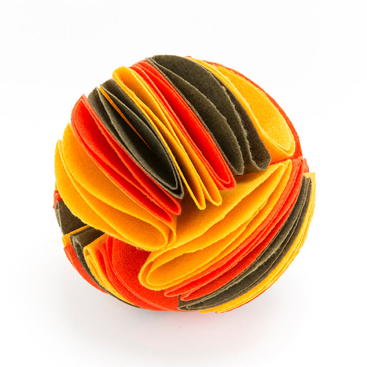 Foldable Dog Snuffle-Feeder IQ Ball