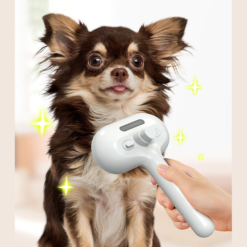 Self-Cleaning Pet Comb with Hair Remover Brush