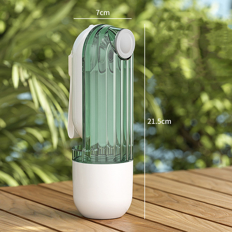 Green 2-in-1 Pet  Portable Water Cup