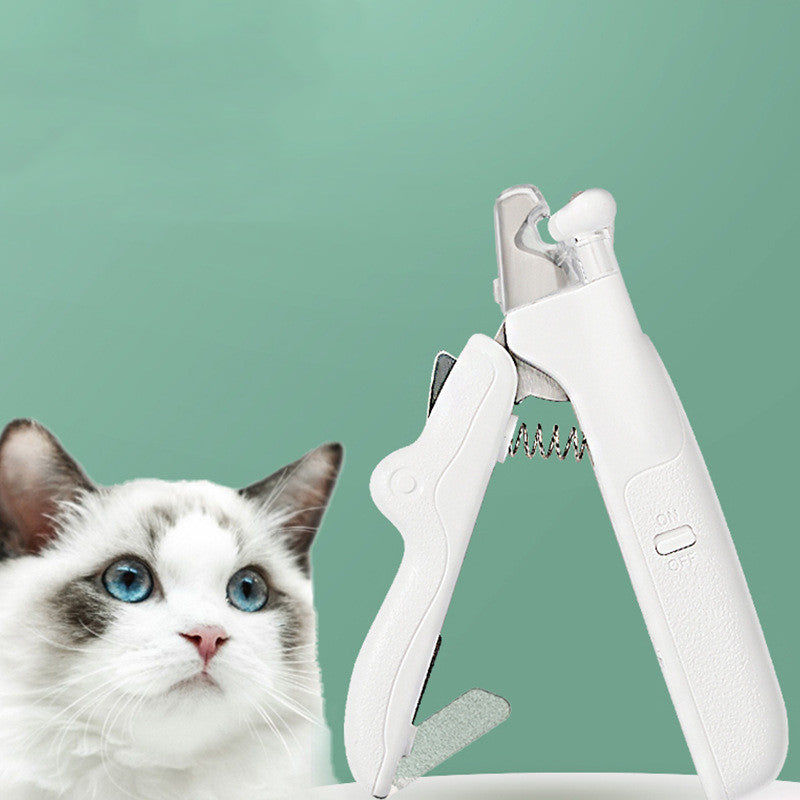 Professional Pet Nail Clippers with LED Light