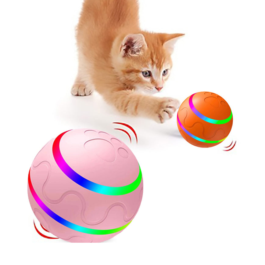 Pet Dog & Cat Intelligent Ball -USB Self Rotating Ball
