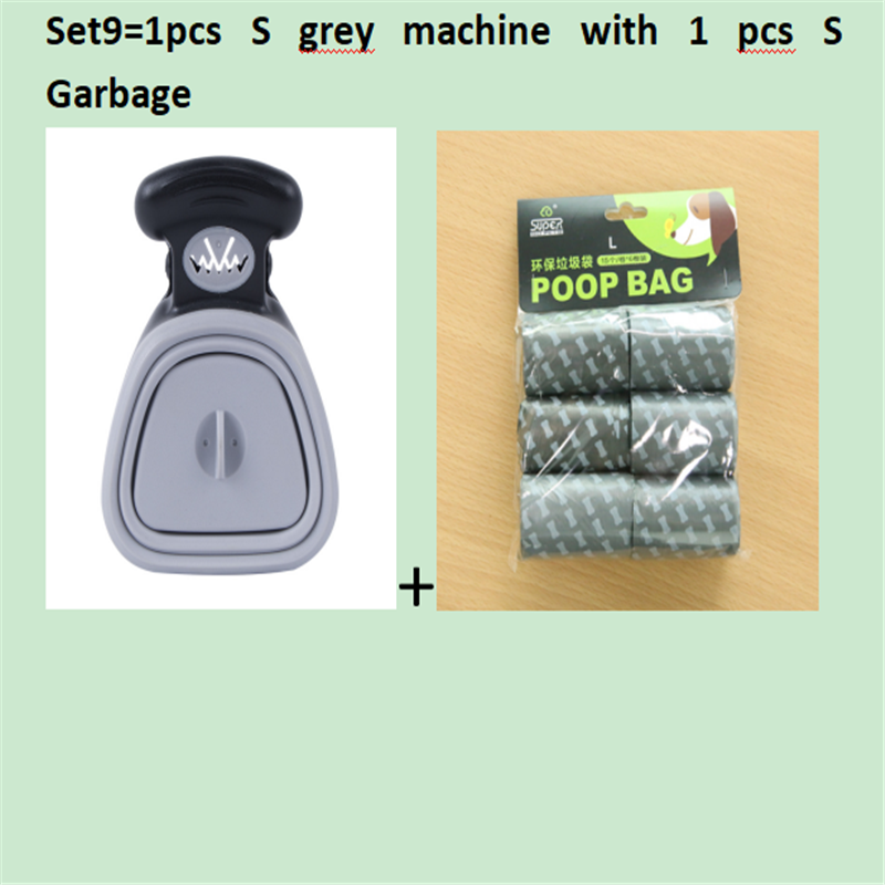 Pet Dog Travel Foldable Pooper Scooper with 1 Roll of Decomposable Bags