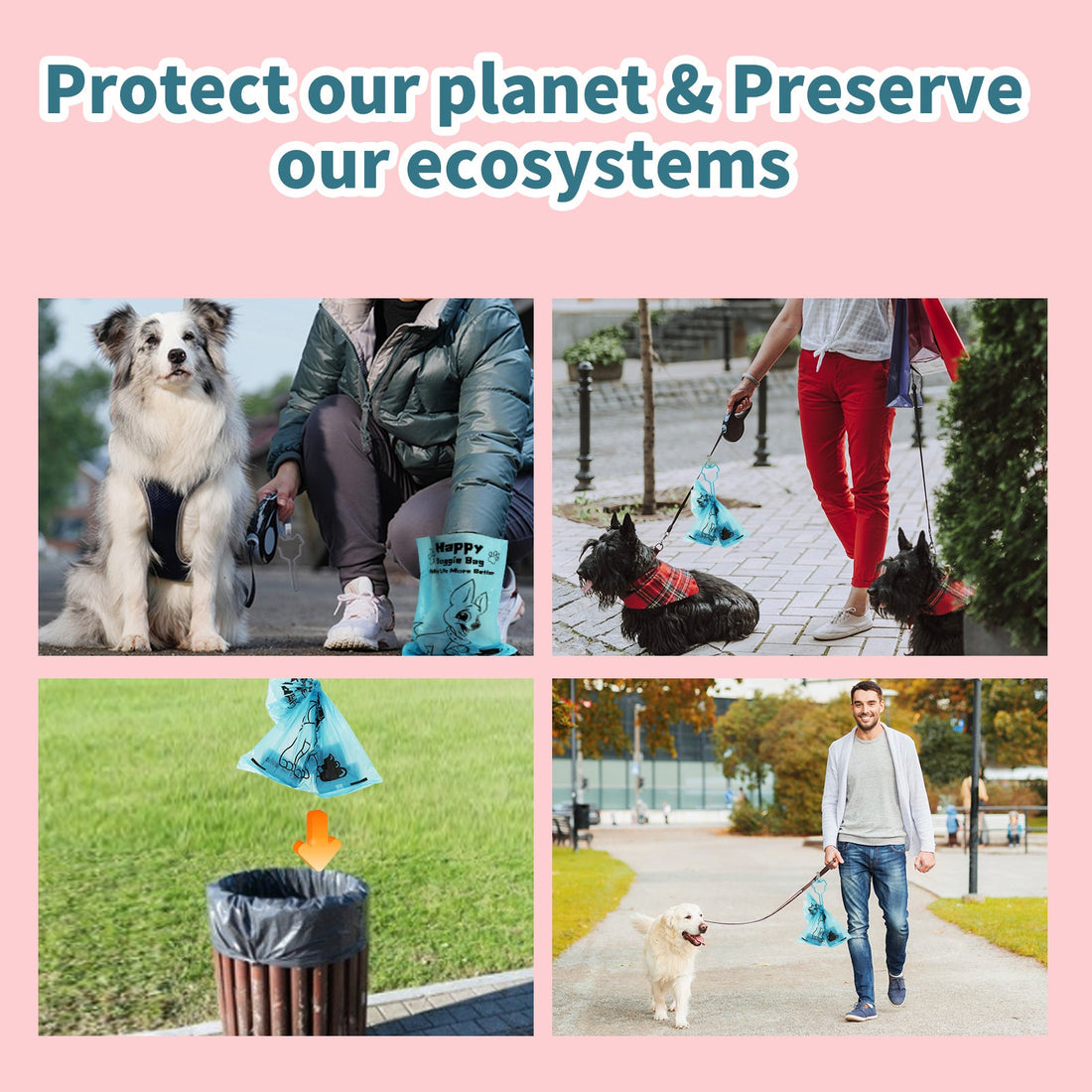 Eco-Friendly Biodegradable Poop Bags