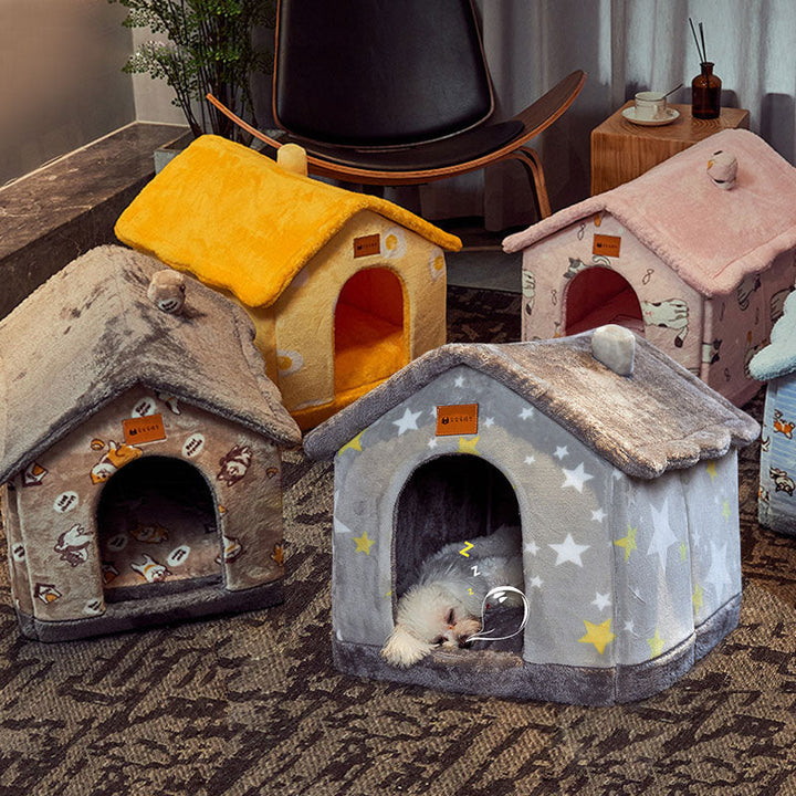 Foldable Dog  & Cat House & Bed