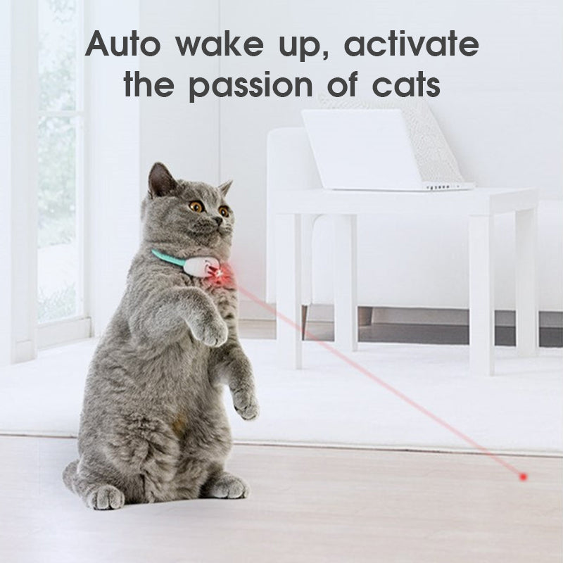 Automatic Laser Cat Collar Toy with Electric USB Charging