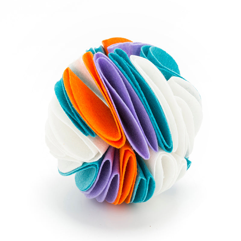 Foldable Dog Snuffle-Feeder IQ Ball