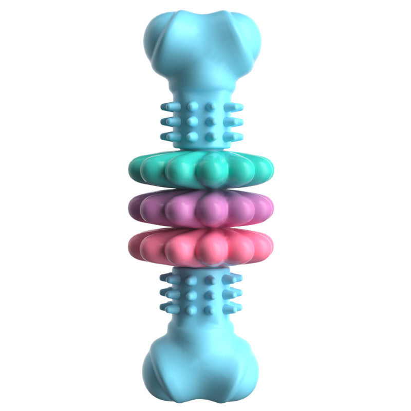 Bone-Shaped Indestructible TPR Dog Chew Toy