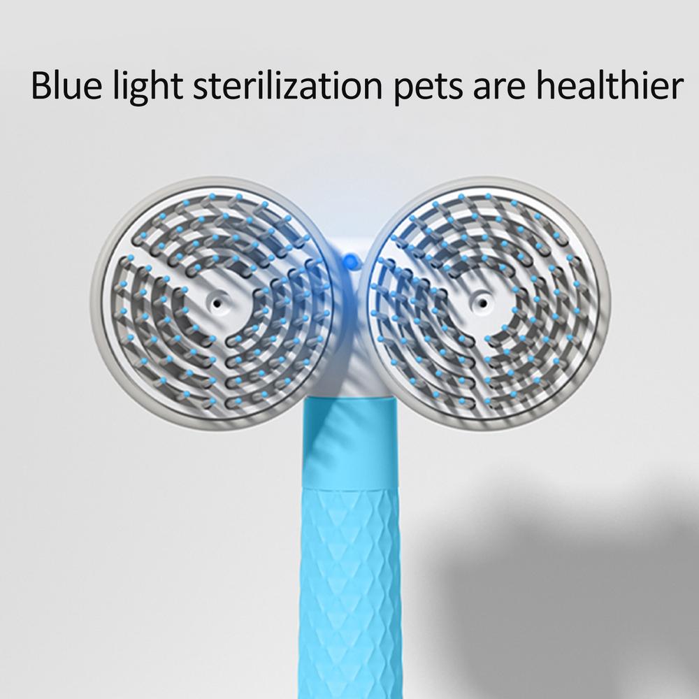 Pet Cat Brush and Dog Slicker Brush with Double-headed Negative Ion Technology