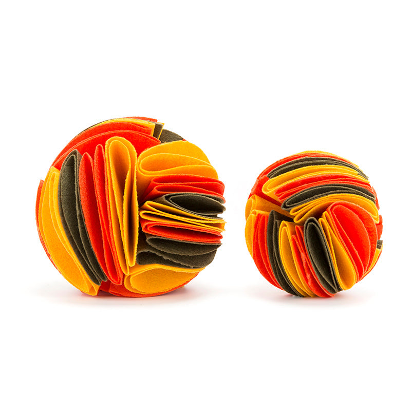 Foldable Dog Snuffle-Feeder IQ Ball
