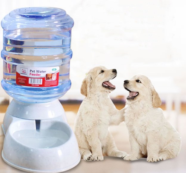 Automatic Pet Feeder with Drinking Water Fountains