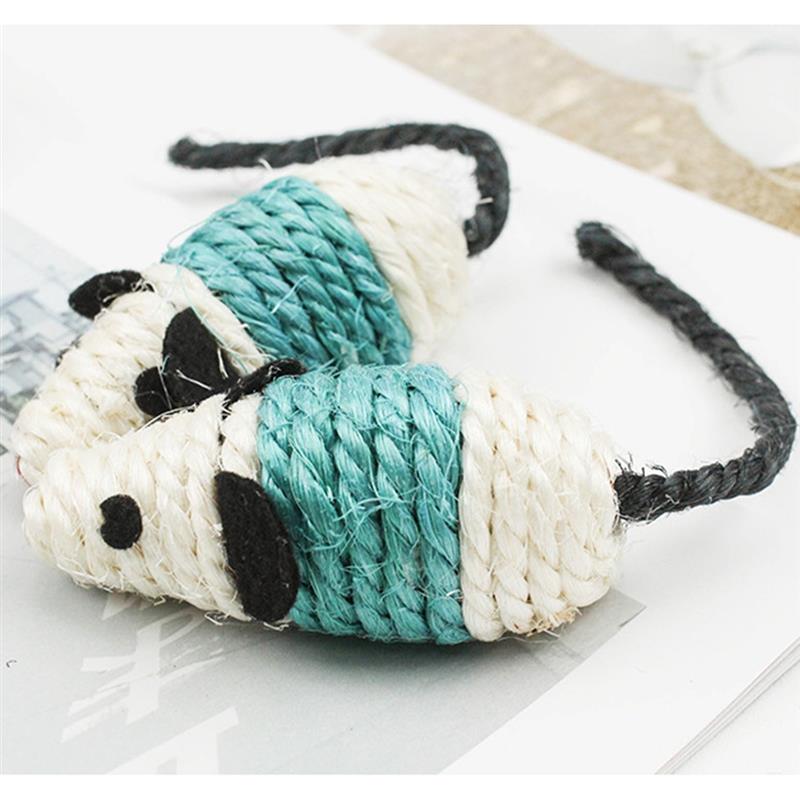 Legendog 3Pcs/Set Mice Cat Toys Interactive Cat Squeaky Toys Kitten Mouse Toys For Cats Pet Supplies Random Color