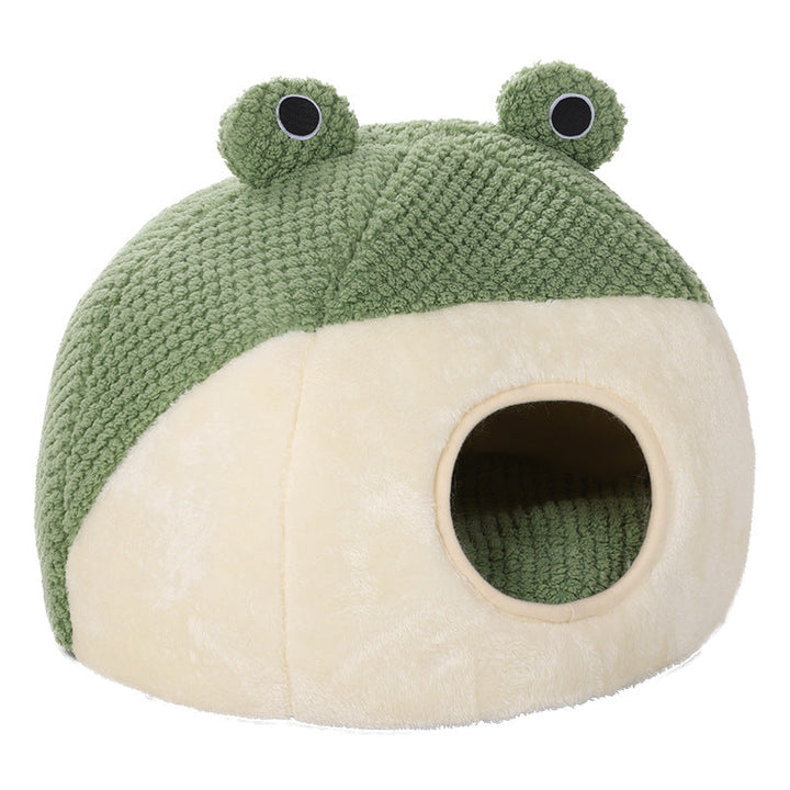 Cozy Retreat for Your Pet: Little Frog Series Warm Plush Mat