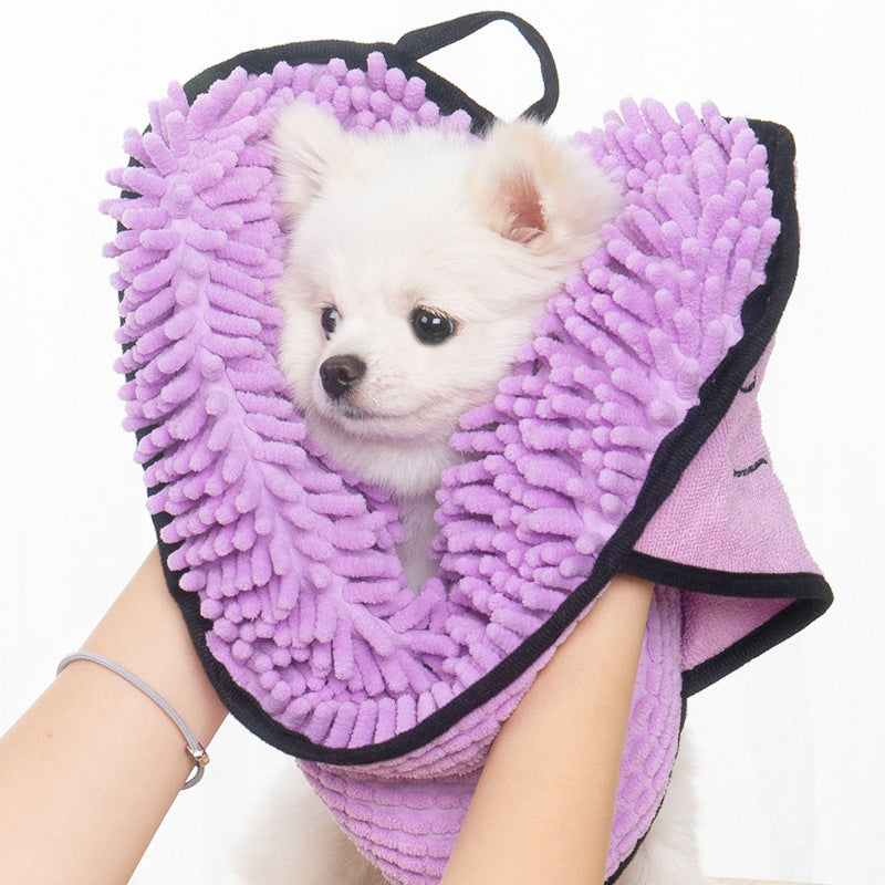 Super Absorbent Dog Bathrobe and Microfiber Bath Towels for Dogs and Cats