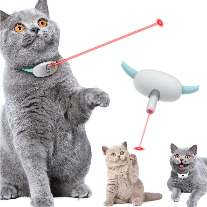 Automatic Laser Cat Collar Toy with Electric USB Charging