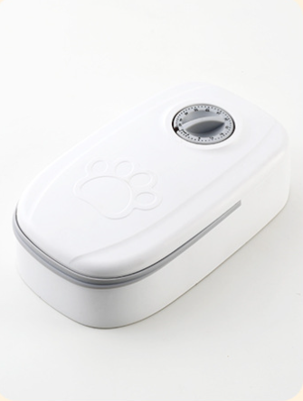 Automatic Pet Feeder with Timer and Stainless Steel Bowl
