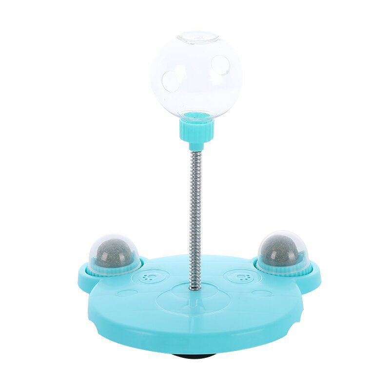 "Cat & Dog Toy & Leaking Food Ball: Self-Playing Tumbler for Funny Swing, Puzzle Training, and Dispenser Bowl."