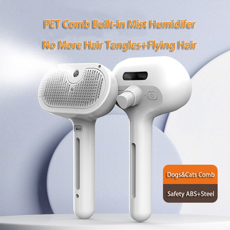 Self-Cleaning Pet Comb with Hair Remover Brush
