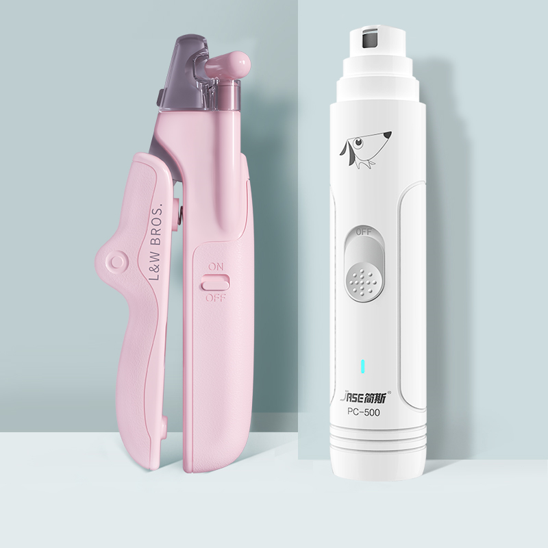 Professional Pet Nail Clippers with LED Light