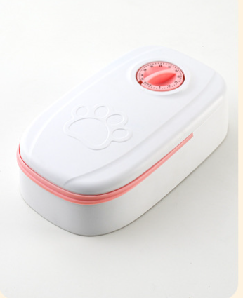 Automatic Pet Feeder with Timer and Stainless Steel Bowl