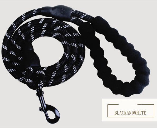 Stay Visible and in Control: Reflective Nylon Dog Leash Rope for Small, Medium, and Large Dogs