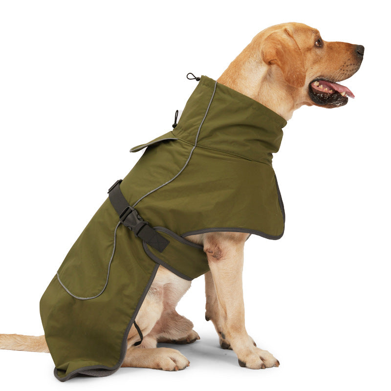 Medium And Large Dogs Handsome Winter  Snowproof Warm Clothing