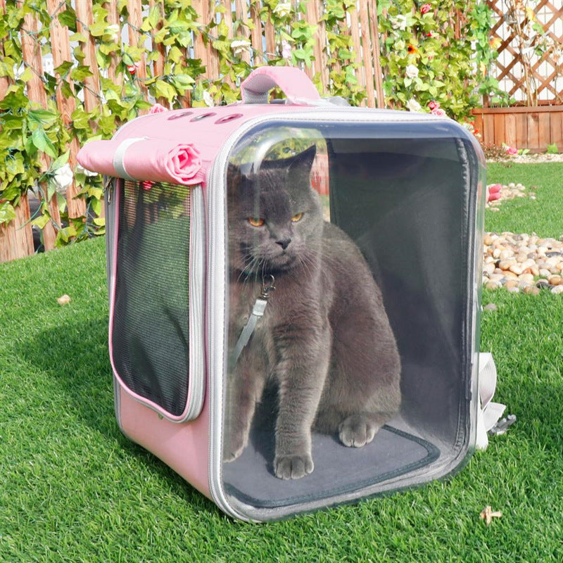 Breathable Pet Cat Carrier Backpack