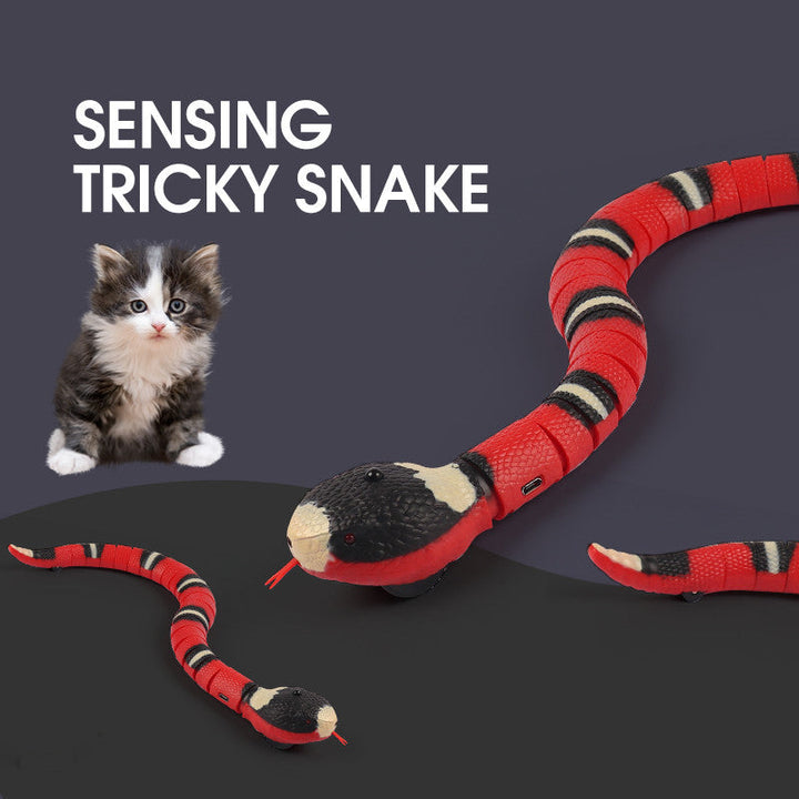 Smart Sensing Interactive Cat Toys Automatic Electronic Snake