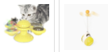 "Multi-Function Cat Rotating Windmill Toy: Itch-Scratching Device with Teeth-Shining Feature"