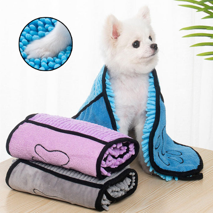 Super Absorbent Dog Bathrobe and Microfiber Bath Towels for Dogs and Cats