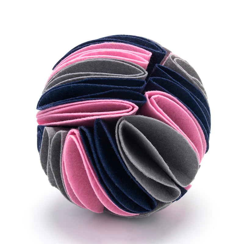 Foldable Dog Snuffle-Feeder IQ Ball