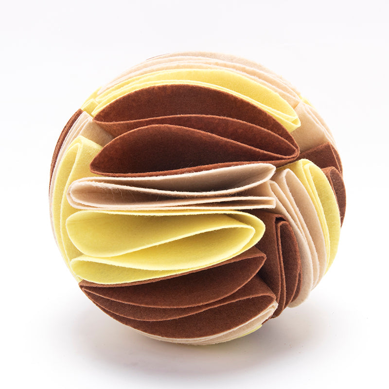 Foldable Dog Snuffle-Feeder IQ Ball