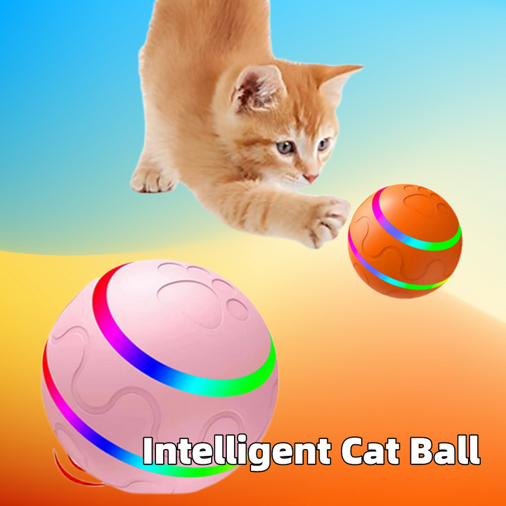 Pet Dog & Cat Intelligent Ball -USB Self Rotating Ball