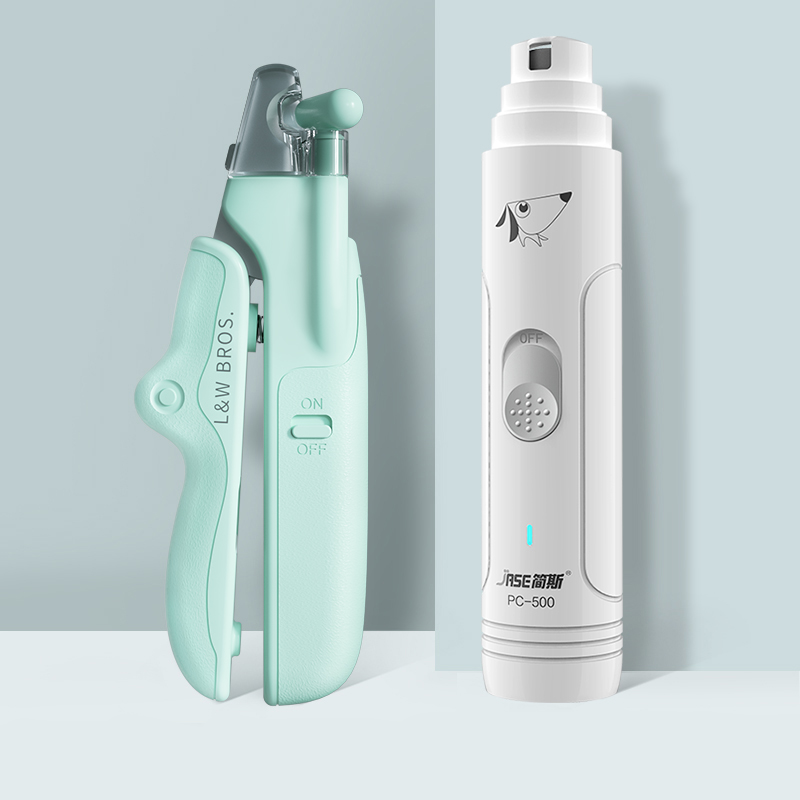 Professional Pet Nail Clippers with LED Light
