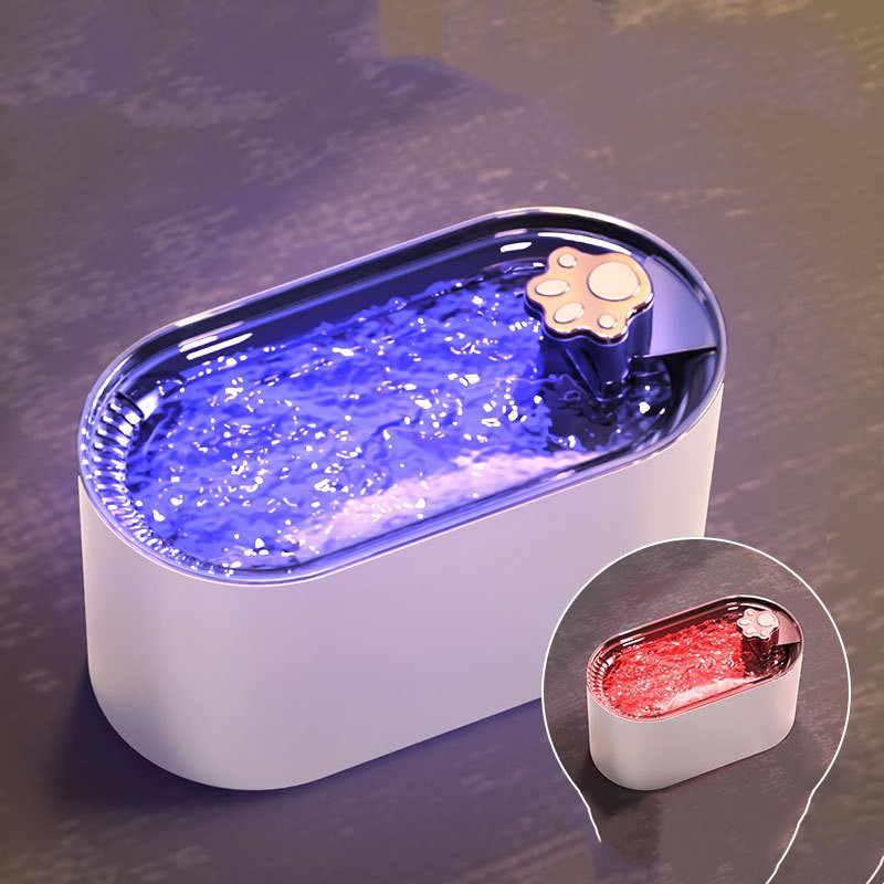 3L Cat Water Fountain Filter with Automatic Drinker