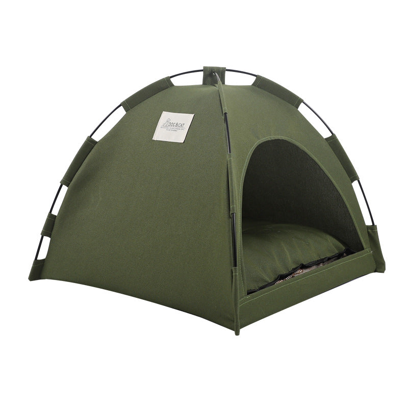 Cat Tent Cooling Mat, Dog House, and Pet Sofa with a Cushion