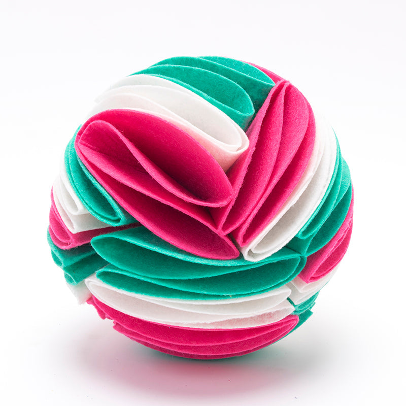 Foldable Dog Snuffle-Feeder IQ Ball