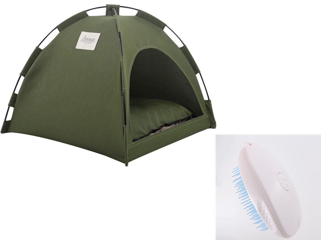 Cat Tent Cooling Mat, Dog House, and Pet Sofa with a Cushion