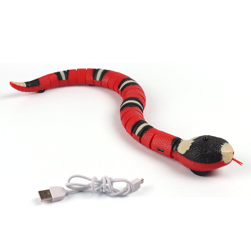 Smart Sensing Interactive Cat Toys Automatic Electronic Snake