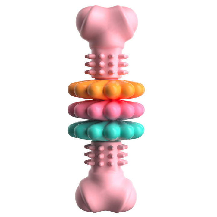 Bone-Shaped Indestructible TPR Dog Chew Toy